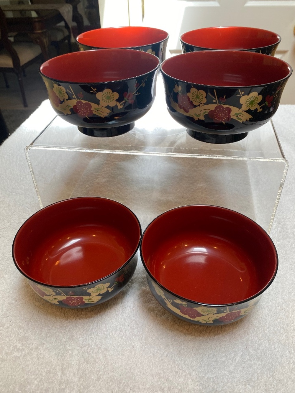 Six Vintage Oriental Bowls.